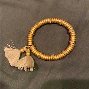 Gold tassel Bracelet